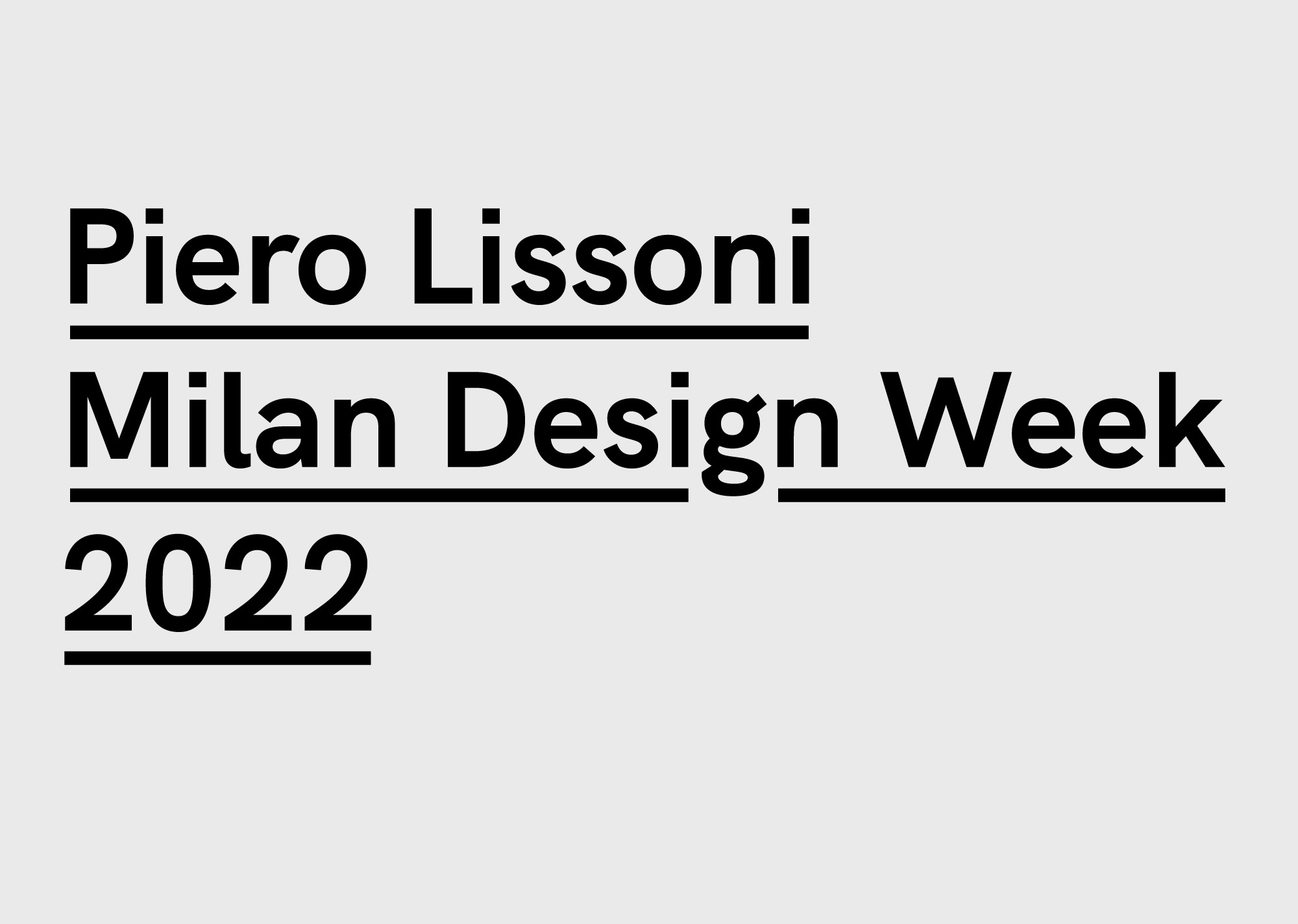 Lissoni & Partners, Piero Lissoni, News