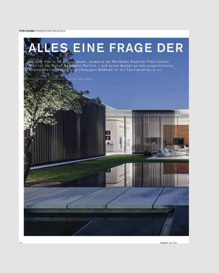 Hauser Magazin - Germany- Private Villa, Tel Aviv