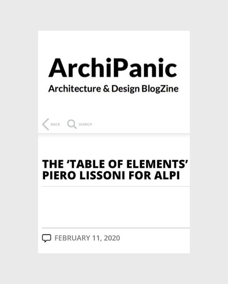 archipanic.com- Alpi, La Tavola degli Elementi