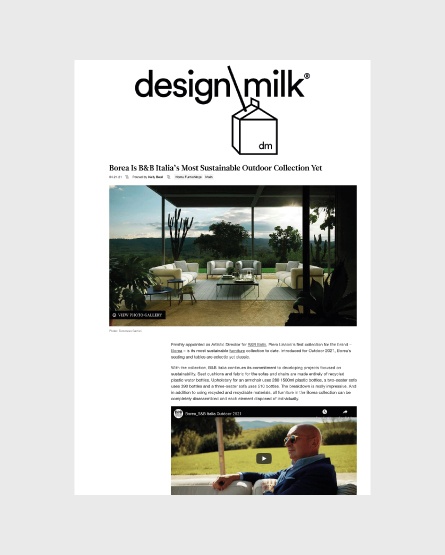 designmilk.com- B&B Italia, Borea collection