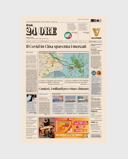 Sole 24 Ore - Italy- Interview with Piero Lissoni