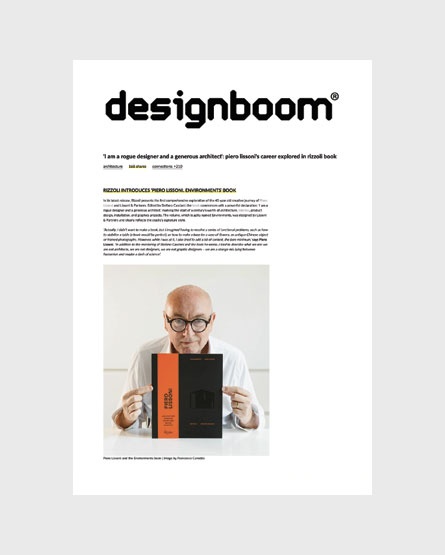 designboom.com- Piero Lissoni. Environments