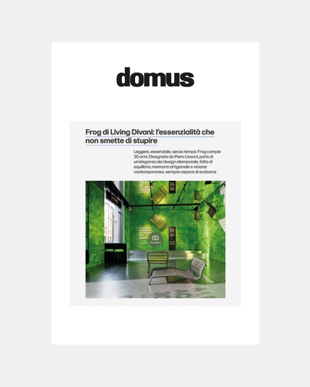 domusweb.it- Living Divani, Super Frog