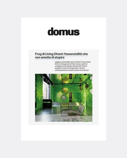 domusweb.it- Living Divani, Super Frog