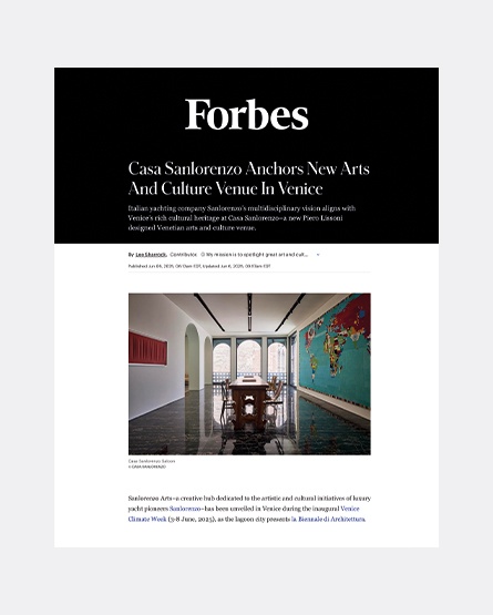 forbes.com- Sanlorenzo, Casa Sanlorenzo