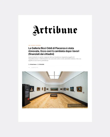 artribune.com- Galleria Ricci Oddi, Piacenza