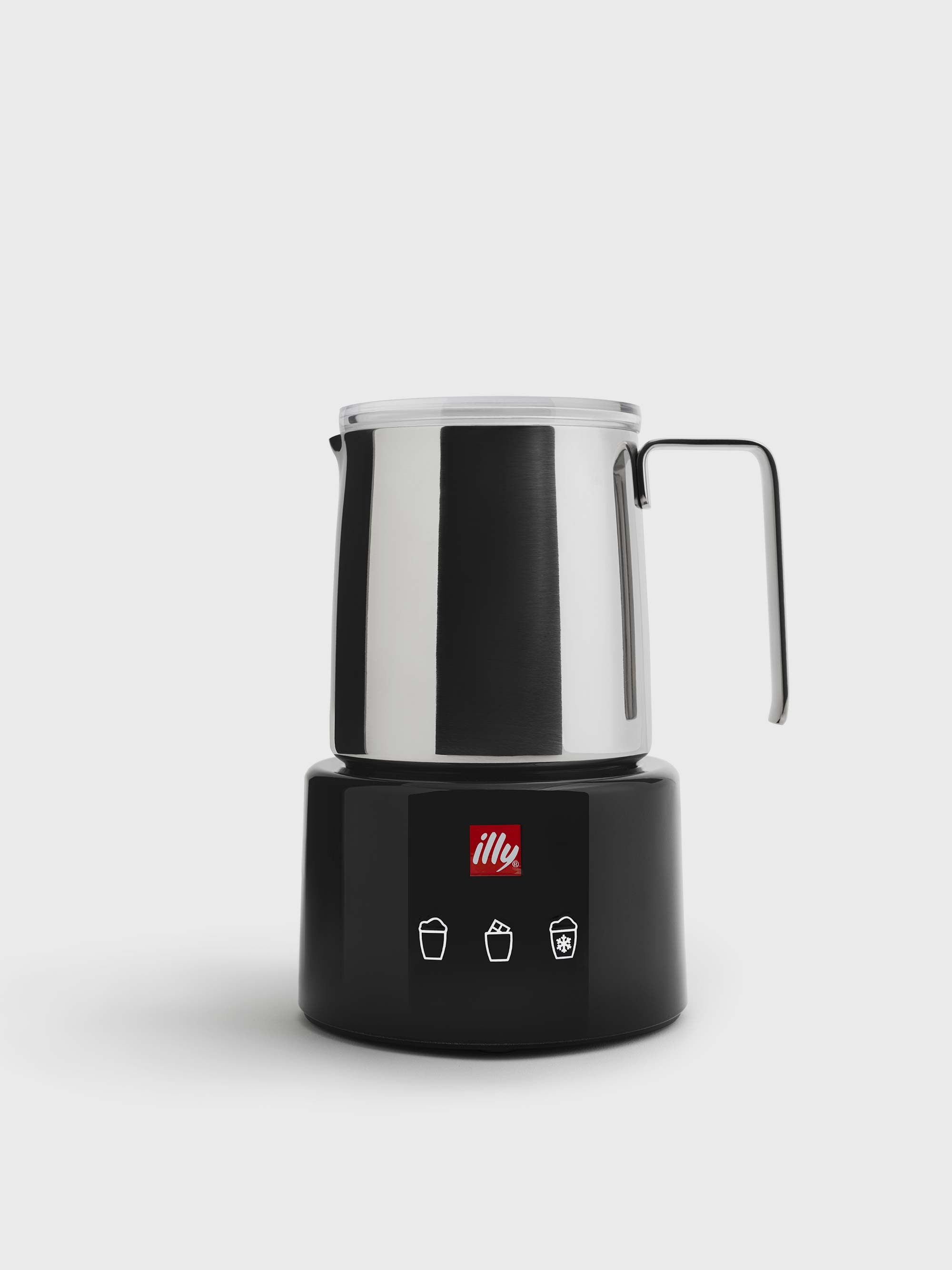Milk frother illy by Piero Lissoni,black – I love coffee
